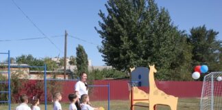 Спортивная площадка в детском саду