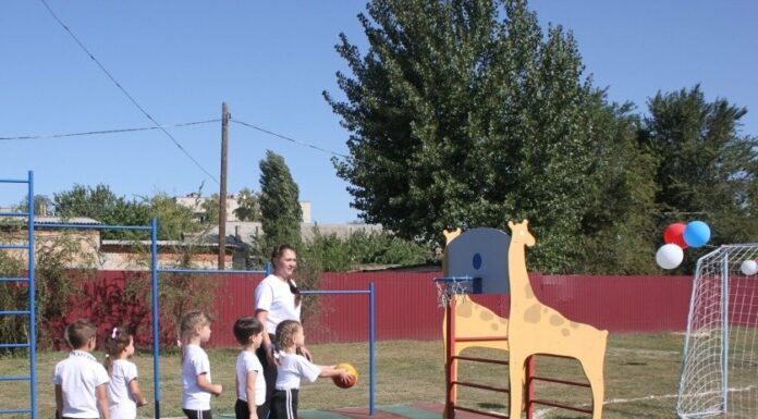 Спортивная площадка в детском саду